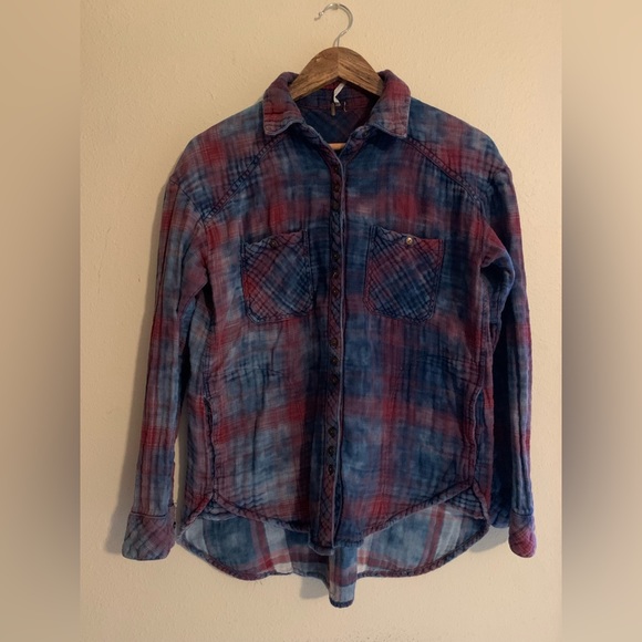 Free People Tops - Free people flannel shacket